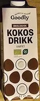 Количество сахара в Økologisk Kokosdrikk Usøtet