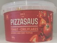 Zuckermenge drin Pizzasaus Tomat - Chiliflakes krydret med sort pepper