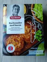 Cantidad de azúcar en Karbonader med bacon