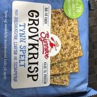 入っている砂糖の量 Grovkrisp