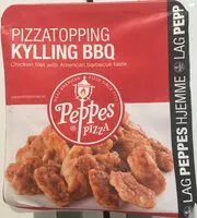 入っている砂糖の量 Pizzatopping Kylling BBQ