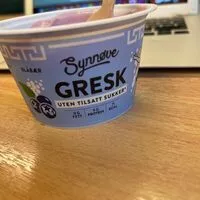 入っている砂糖の量 Gresk blåbær