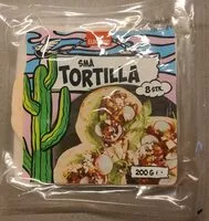 Zuckermenge drin Små tortilla