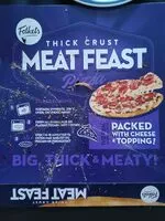 Cantidad de azúcar en Pizza Meat Feast Thick Crust