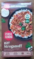 Amount of sugar in Biff Stroganoff