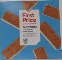 Cantidad de azúcar en Sandwich Fløteis med vaniljesmak