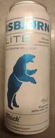 İçindeki şeker miktarı Isbjørn Lite, pilsner beer, 4,5%