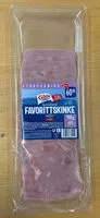 入っている砂糖の量 Favorittskinke