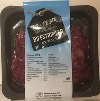 入っている砂糖の量 Biffstrimler av storfe