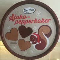 入っている砂糖の量 Sjokopepperkaker