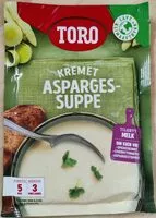 चीनी की मात्रा Kremet Aspargessuppe