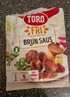 चीनी की मात्रा Glutenfri Brun Saus
