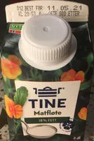 Sokerin määrä sisällä Matfløte 18% fett