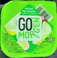 Quantité de sucre dans Go'morgen Melon- og pasjon- yoghurt med granola