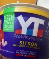 含糖量 Yt protein yoghurt med sitron ostekake