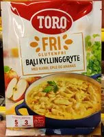 चीनी की मात्रा Glutenfri Bali Kyllinggryte