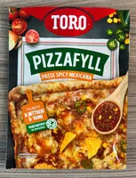 चीनी की मात्रा Pizzafyll passe spicy mexicans