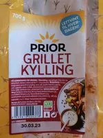Cantidad de azúcar en Grillet Kylling