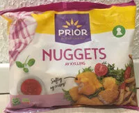 Cantidad de azúcar en Nuggets av Kylling