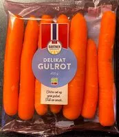 Sokerin määrä sisällä Gartner Gulrot