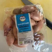 Sokerin määrä sisällä Sjalottløk