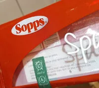 中的糖分和营养成分 Sopps