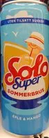 Amount of sugar in Solo Super Sommerbrus Eple & Mango