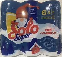 Amount of sugar in Super Solo Rød Julebrus