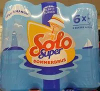 Amount of sugar in Solo Super Sommerbrus Eple & Mango