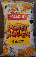İçindeki şeker miktarı Potetskruer Salt