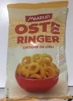 İçindeki şeker miktarı Osteringer Cheddar og Chili