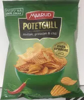 İçindeki şeker miktarı Potetgull Hvitløk, gressløk & chili