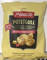 İçindeki şeker miktarı Potetgull Brunet smør & Chili