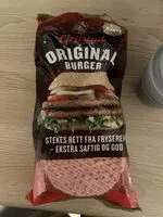Количество сахара в Burger patties