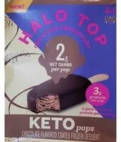 İçindeki şeker miktarı Chocolate Cheesecake Keto Pops Frozen Dessert