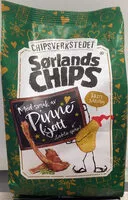 Suhkru kogus sees Sørlands Chips Med smak av pinnekjøtt