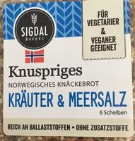 Zucker und Nährstoffe drin Sigdal