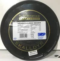 चीनी की मात्रा Håndpillede Reker