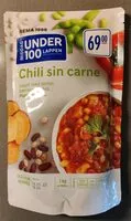 Jumlah gula yang masuk Chili sin carne