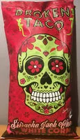 Suhkru kogus sees Broken Taco White Corn Tortilla Chips