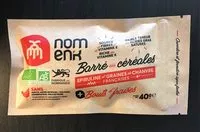 Quantité de sucre dans Barre Boostée fraise