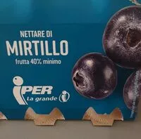 Количество сахара в Nettare di mirtillo