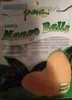 Sokerin määrä sisällä Dried Mango balls