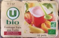 入っている砂糖の量 Fromage frais aux fruits