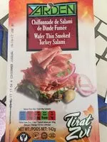 含糖量 Chiffonnade de Salami de Dinde