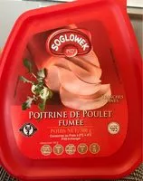 Количество сахара в Poitrine de poulet fumee