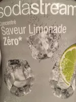 Suhkru kogus sees Sodastream saveur Limonade Zéro