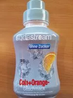 Suhkru kogus sees Cola+Orange-Geschmack