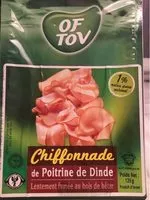 Sucre et nutriments contenus dans Of tov chiffonnage de dinde