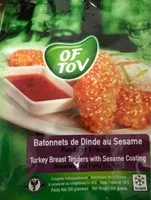 Jumlah gula yang masuk Batonnets de Dinde au Sesame